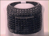 4 3/4CT-DIA BLACK DIAMOND RING